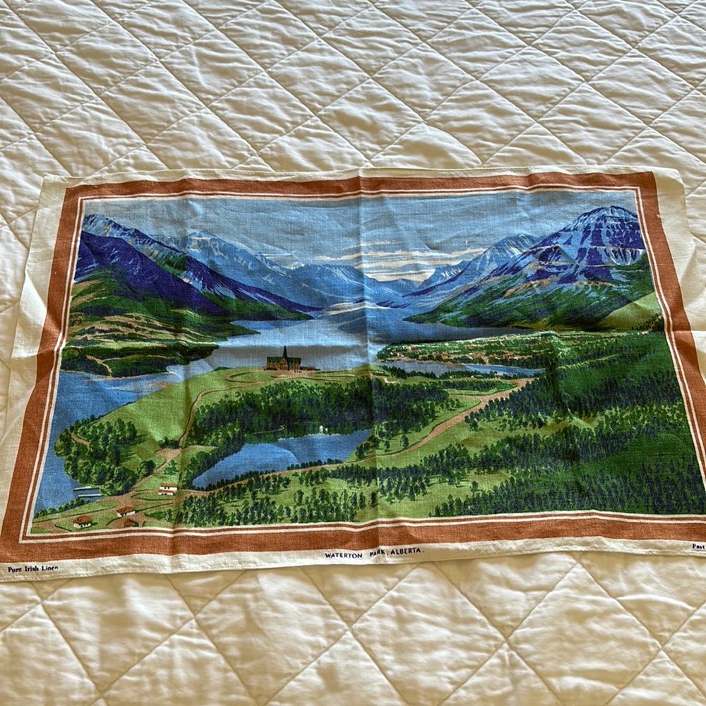 Vintage mid-century Linen